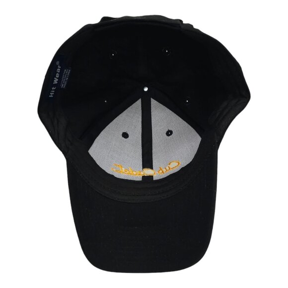Cub Cadet Cap Embroidered Logo Strapback Trucker Baseball Black Yellow Hat - Picture 5 of 13